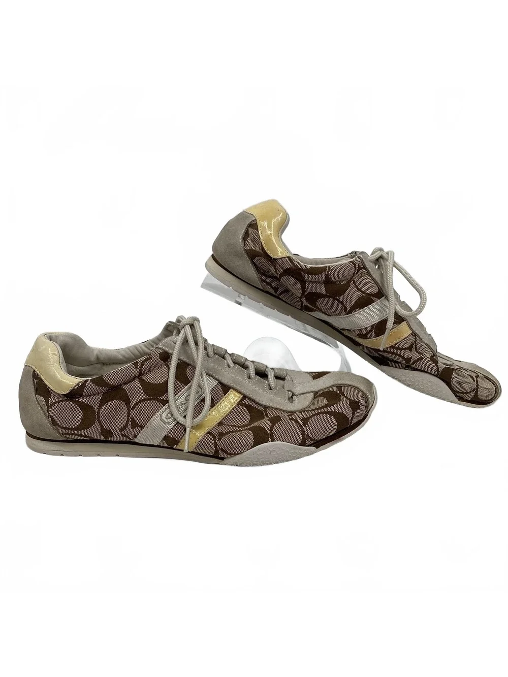Coach Brown Yellow Katelyn Sneakers | Women’s US9.5 Regular